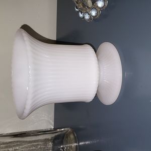 2/$20💕EO Brody milk glass tall wide vase pedestal style